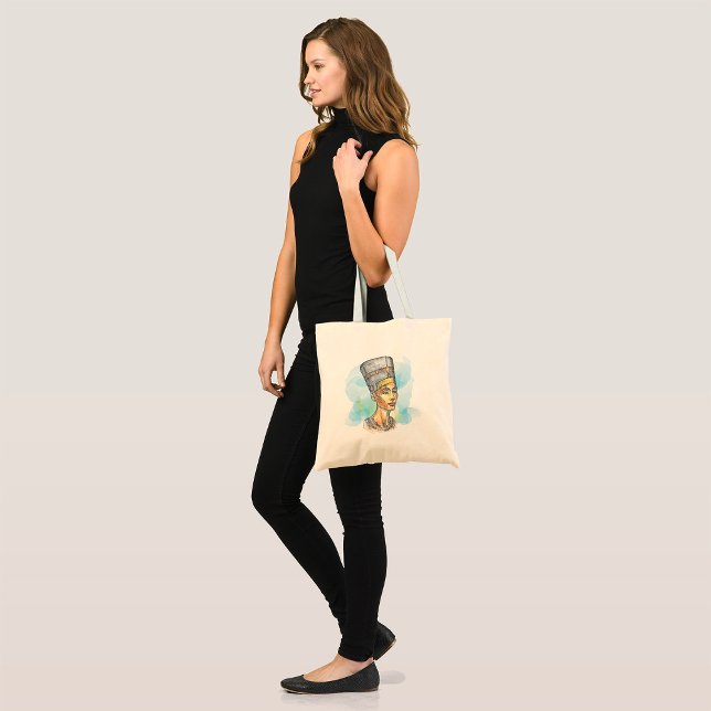Bolso De Tela Nefertiti Ilustracion Tote Bag (Subido por el creador)