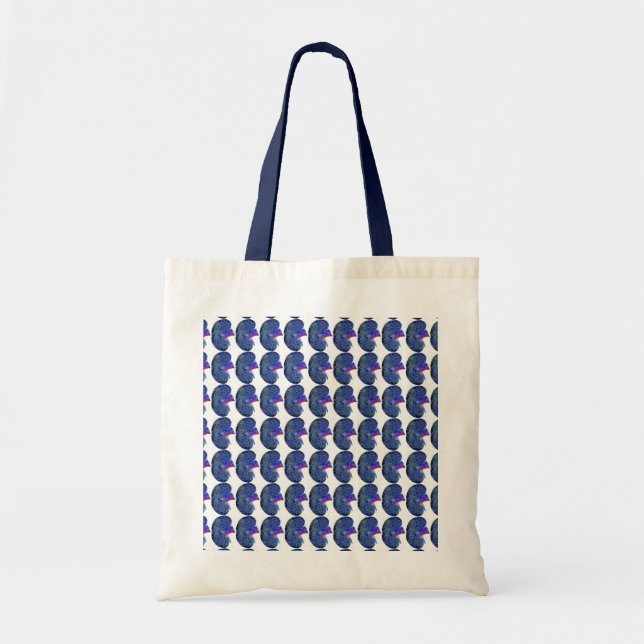 Bolso De Tela Nefrología Diseño del Mosaico del Riñón (Frente)