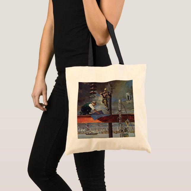 Bolso De Tela Negocio, arquitectos y construcción de época (Anverso (producto))