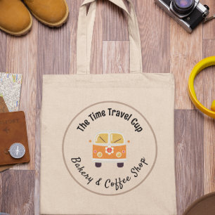 Bolso De Tela Negocio de Café El Viajero en el Tiempo