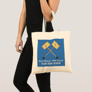 Bolso De Tela Negocio de la pala de nieve