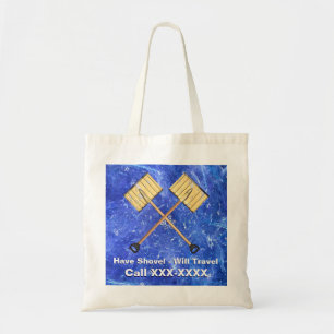 Bolso De Tela Negocio de la pala de nieve