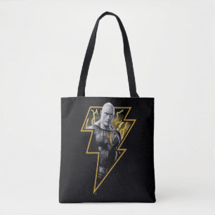 Bolso De Tela Negro Adam Gray y Gold Lightning Graphic