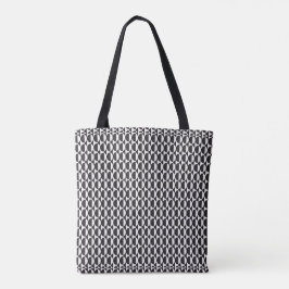 Bolso De Tela Negro del círculo