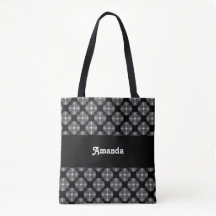 Negro y blanco, Tote de hombro