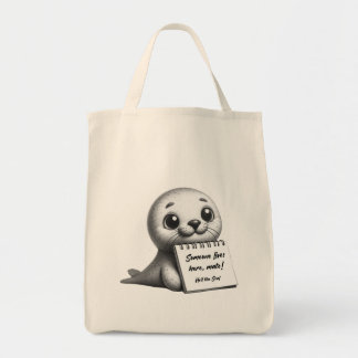 Bolso De Tela Neil the Seal