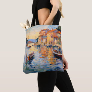 Bolso De Tela Neoimpresionismo de puerto