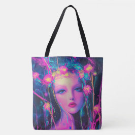 Bolso De Tela Neon Alien Goddess