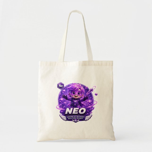 Bolso De Tela Neón ATOMIVRA (Frente)