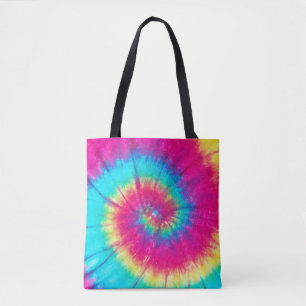 Bolso De Tela Neon Bright Retro Tye