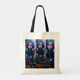 Bolso De Tela Neon City Chica Tote Bag