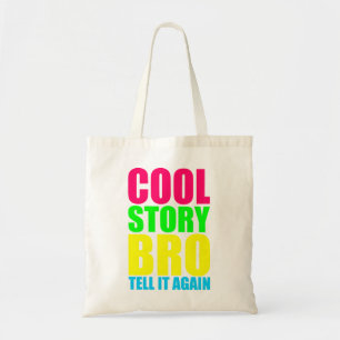 Bolso De Tela Neon Cool Story Bro