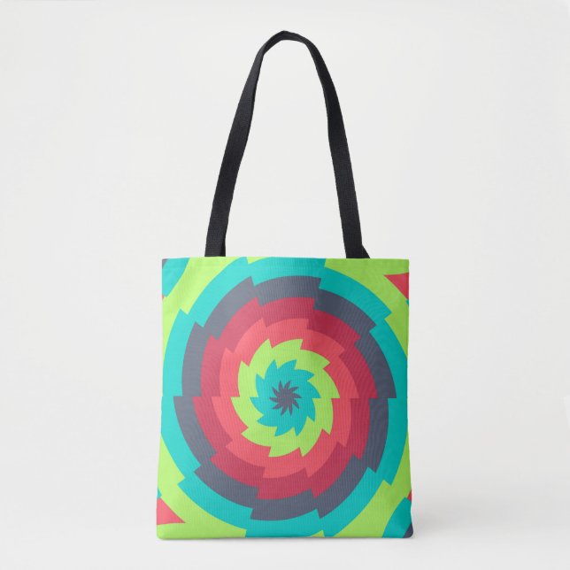 Bolso De Tela Neon Cosmic Whirl (Anverso)