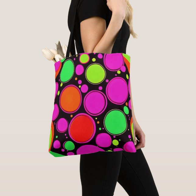 Bolso De Tela Neon Dot Fiesta (Detalle)