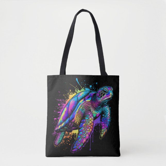 Bolso De Tela Neon Drift (Anverso)