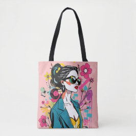 Bolso De Tela Neon Elegance Art Dual Tote Collection ✨💫