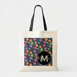 Bolso De Tela Neon Fun Fish Stingrays Name Library Books