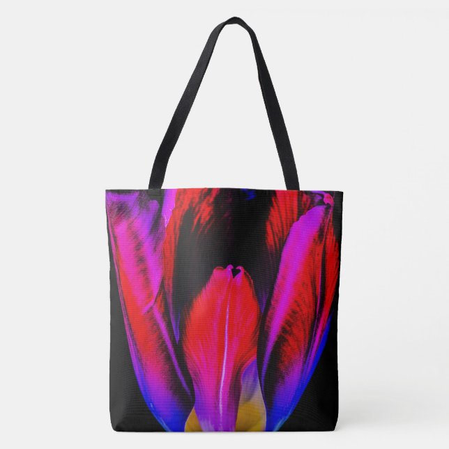 Bolso De Tela Neon Glow Tulip (Anverso)
