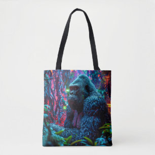 Bolso De Tela Neon Gorilla