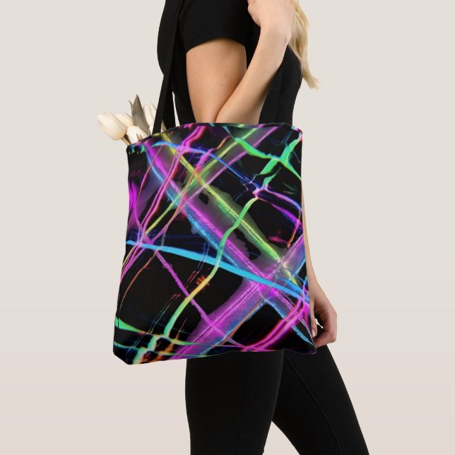 Bolso De Tela Neon light show (Detalle)