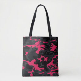 Bolso De Tela Neon Pink resalta el Camo