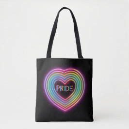 Bolso De Tela Neon Pride Heart
