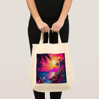 Bolso De Tela Neon Seaside Beacon 1