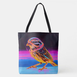 Bolso De Tela Neon Sparrow con acentos brillantes