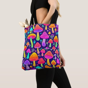Bolso De Tela Neón suave: parche para hongos Personalizados