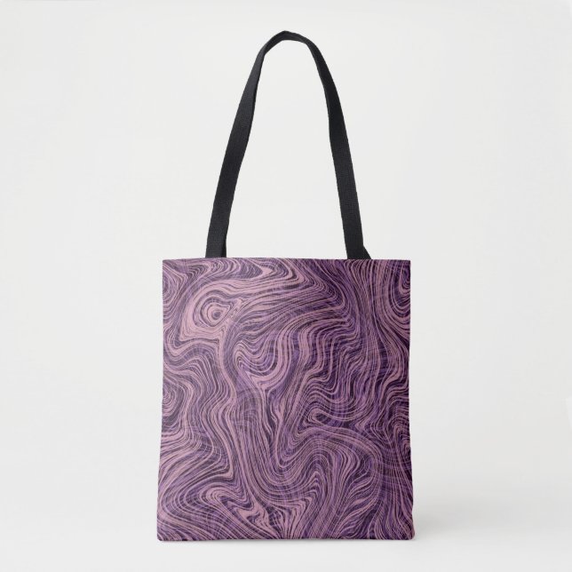 Bolso De Tela "Neon Whirl (Anverso)
