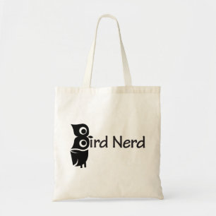 Bolso De Tela Nerd de pájaro y búho
