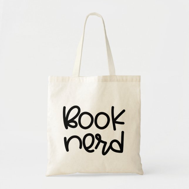 Bolso De Tela nerd del libro (Frente)