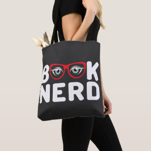 Bolso De Tela Nerd del libro