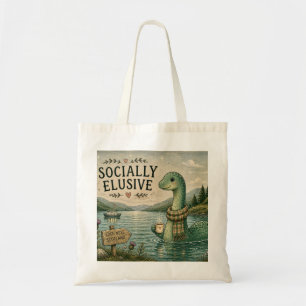 Bolso De Tela Nessie esquiva socialmente críptido acogedor Loch