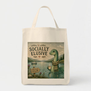 Bolso De Tela Nessie esquiva socialmente criptozoología Loch Nes