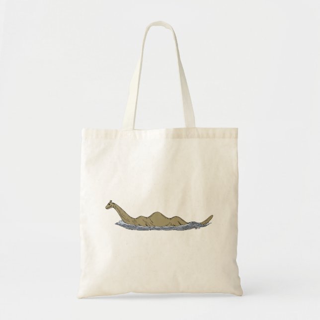 Bolso De Tela Nessie the Loch Ness Monster (Frente)
