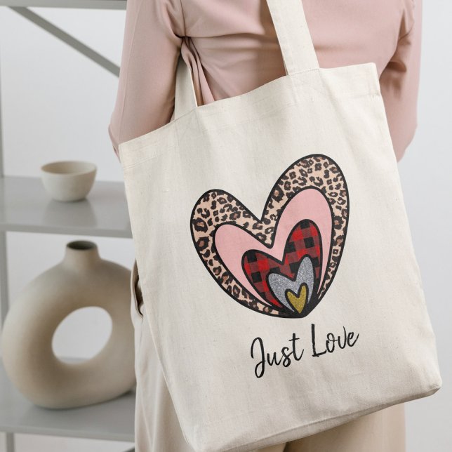 Bolso De Tela Nested Hearts Tote – Just Love Design (Subido por el creador)