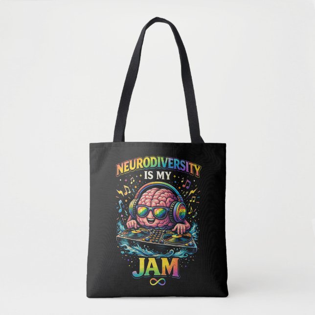 Bolso De Tela Neurodiversity Is My Jam (Anverso)