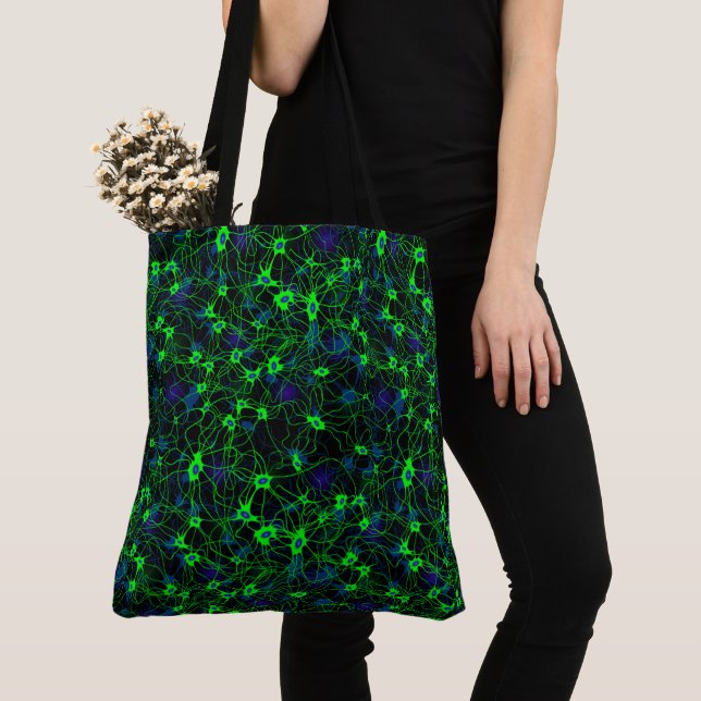 Bolso De Tela Neuron City Tote Bag (Detalle)