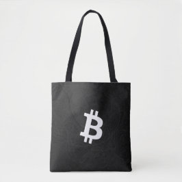 Bolso De Tela Neurona Bitcoin Negra