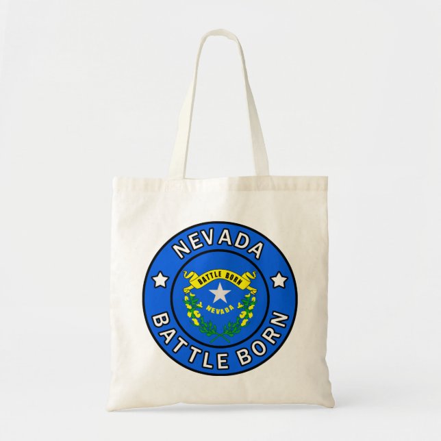 Bolso De Tela Nevada Battle Nace (Frente)