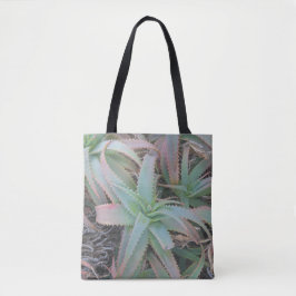 Bolso De Tela Nevada succulantes