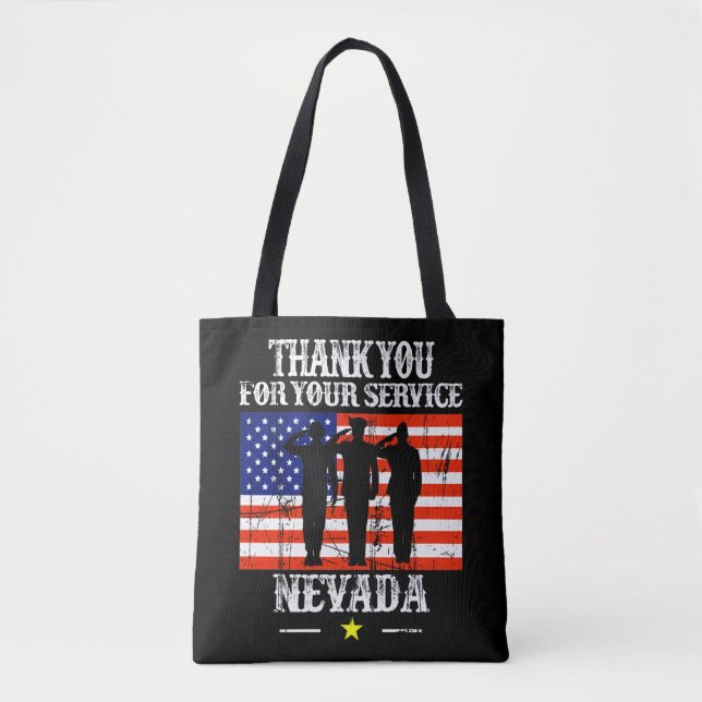 Bolso De Tela Nevada USA America United States Tothe Bag (Anverso)