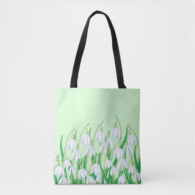 Bolso De Tela Nevadas de primavera (Anverso)