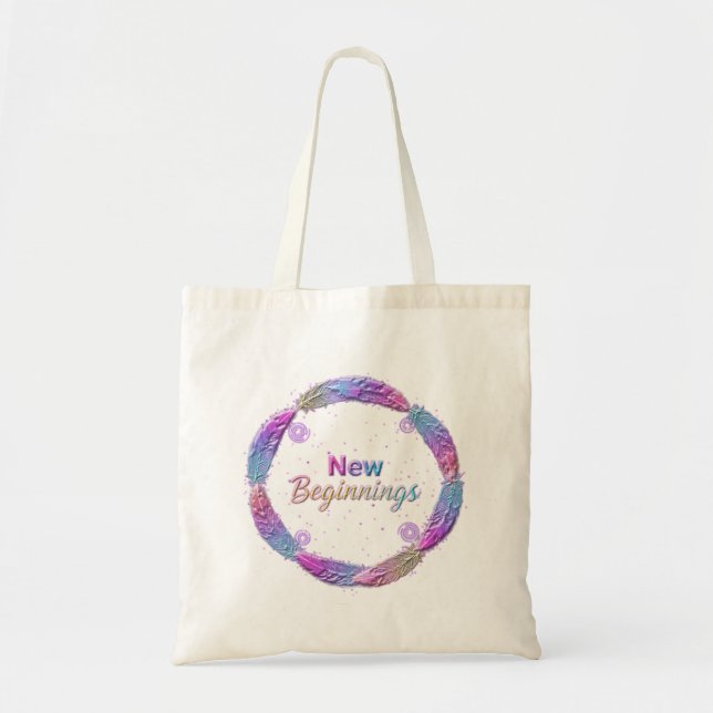 Bolso De Tela New Beginnings / Nuevos Comienzos 2027 (Frente)