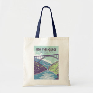 Bolso De Tela New River Gorge National Park West Virginia Bridge