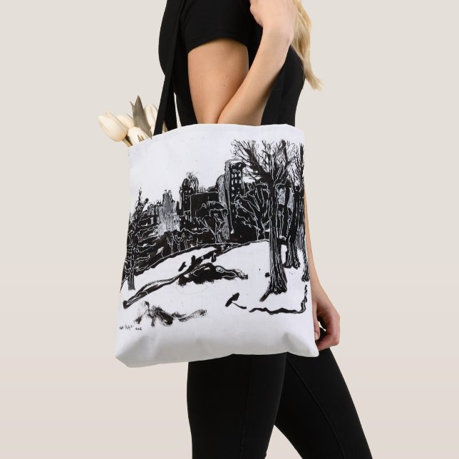 Bolso De Tela New York City (Detalle)