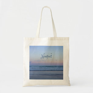Bolso De Tela Newport Beach California Ocean Sunrise Blue