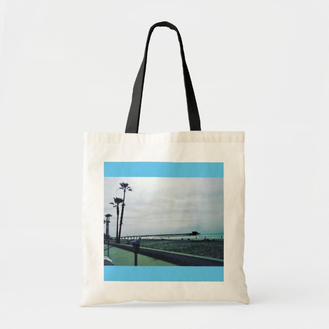 Bolso De Tela Newport Pier, Newport Beach, California (Frente)