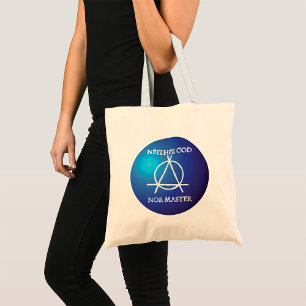 Bolso De Tela Ni el símbolo de Dios ni de la anarquía dominante